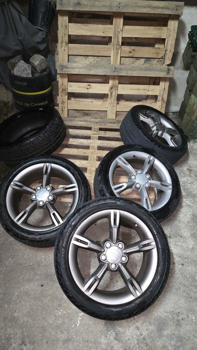 Jantes seat com pneus 17 5x112