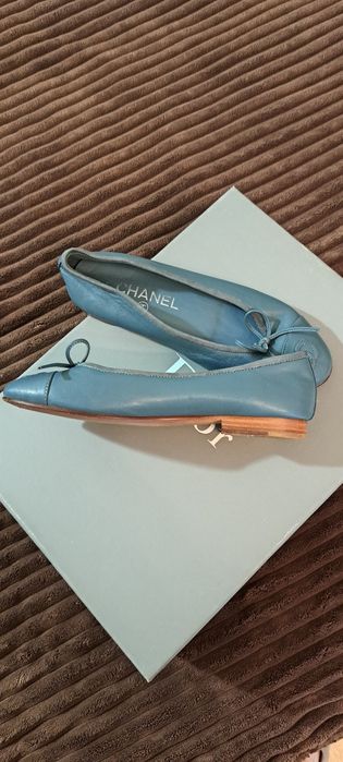 Балєтки жіночі шкіряні від CHANEL, 35 розмір