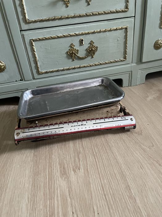 Balanca vintage metal a funcionar