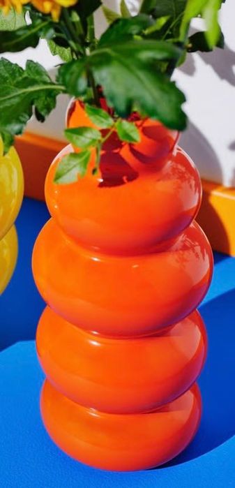 KÄLLARHALS Wazon, pomarańczowy, 26 cm