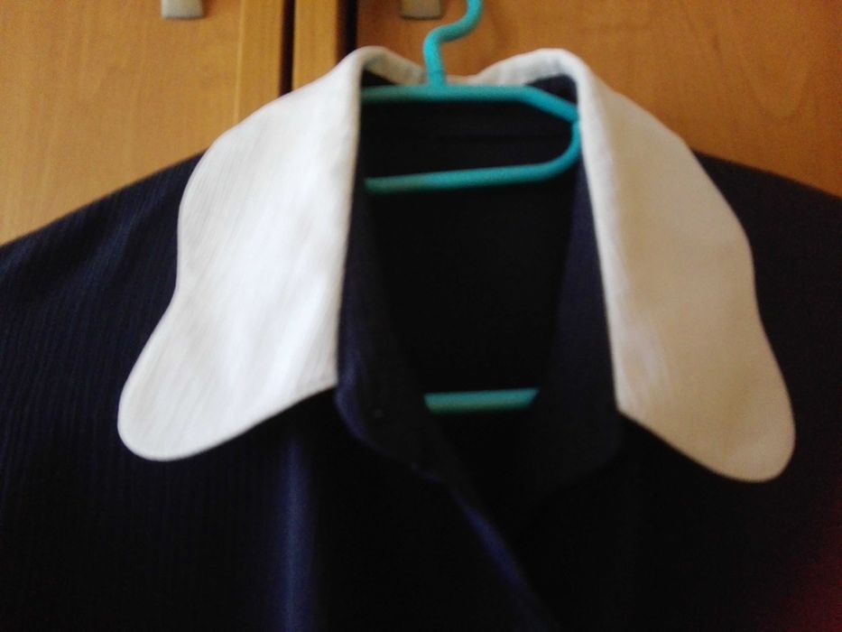 Ciemny granat XXL, elegancka klasyka.