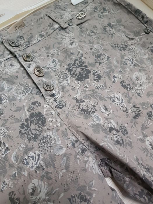Spodnie stretch włoskie L