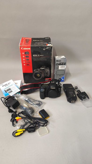 CANON EOS 5D mark II body lustrzanka + lampa Nissin Di622 mark II  komplet