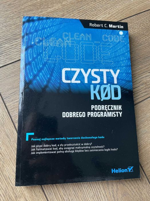 Czysty kod; Robert C. Martin wyd. Helion
