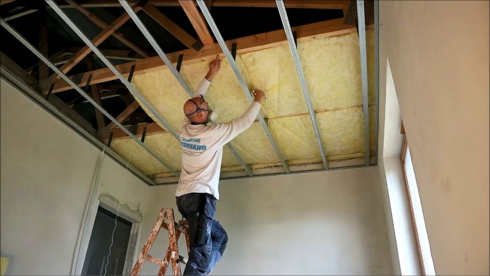 Ocieplenie Poddasza - Regipsy gładzie- malowanie