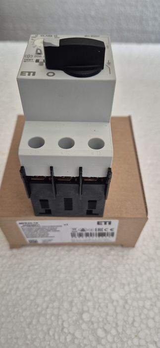 Автомат захисту двигуна ETI MPE 25 1a, 2.5A, 4A 6.3А 10А,