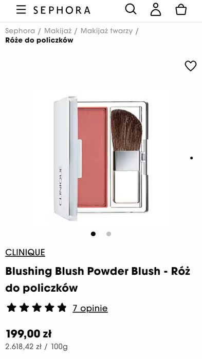 CLINIQUE Blushing Blush Powder Blush Róż do policzków
Blushing Blush
