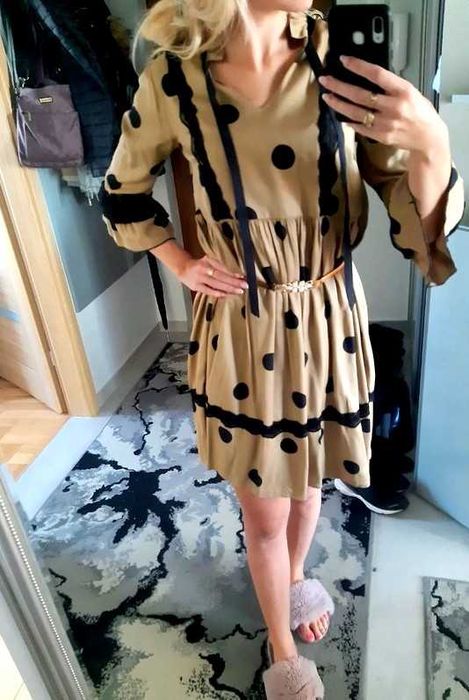 Sukienka cappuccino Feema