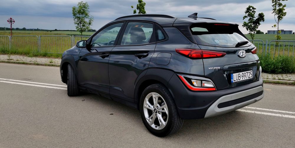 Hyundai Kona 2021r 60tys przebieg salon Polska, komplet zimówek