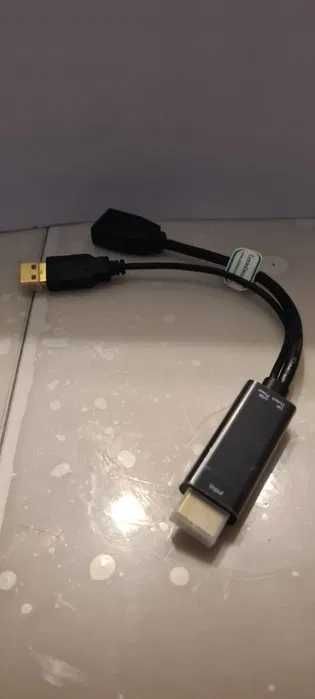 Adapter HDMI - DisplayPort CableDeconn czrny