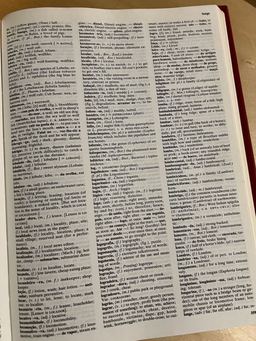 Dicionários inglês-português e português-inglês