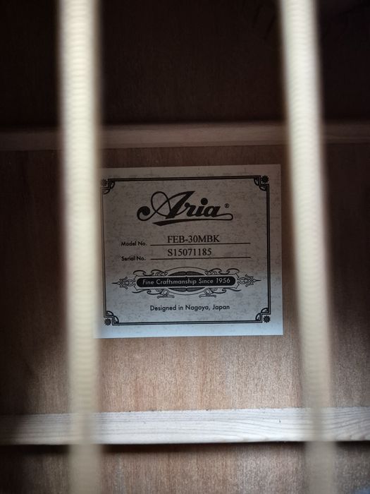 Gitara basowa elektroakustczna Aria FEB-30MBK