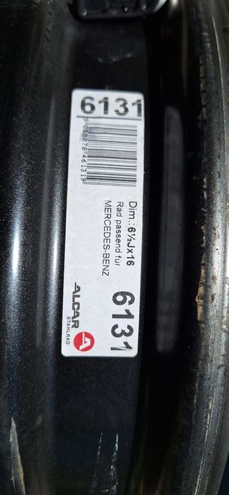 A0014014802 MEFRO F ET62. 6×130.MERCEDES BENZ стальные диски