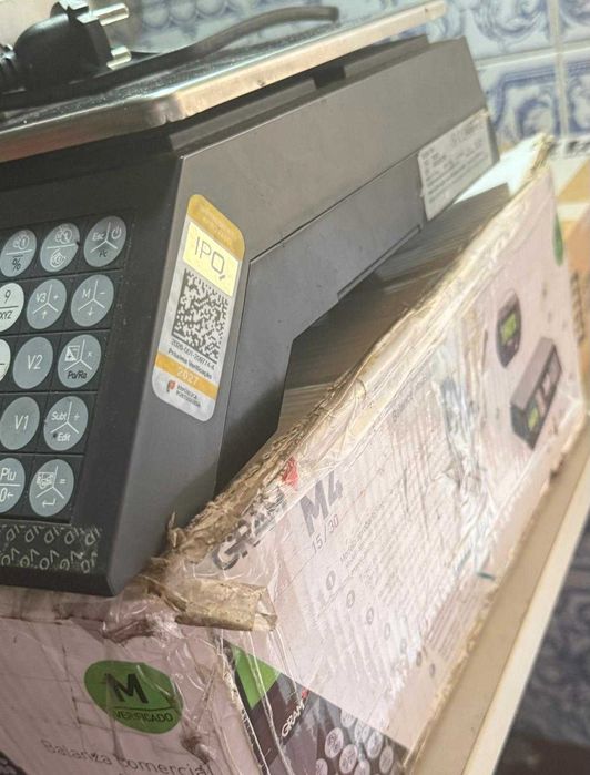 Balança comercial digital com ticket