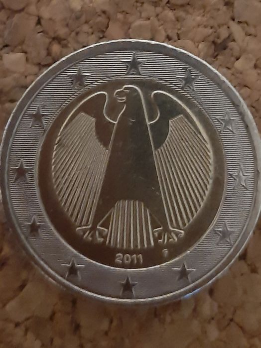 Monety  2 Euro. Destrukt.