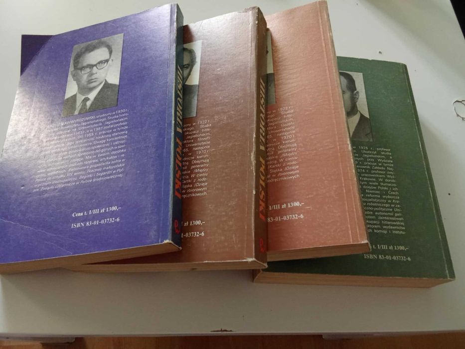 Historia polski 4 ksiazki - Gierowski, Buszko, Wyrozumski