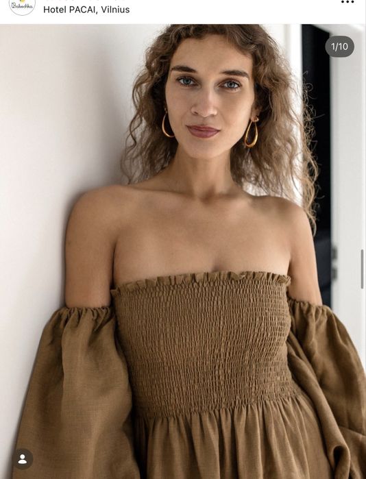 Лляна сукня украінського бренду babochka