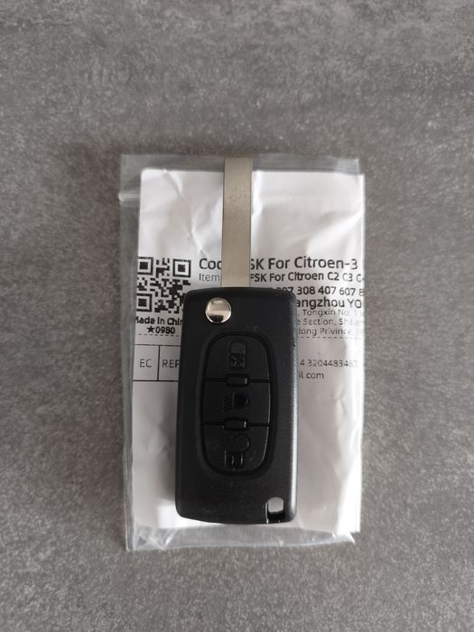 Kluczyk Citroen Peugot kodowanie kluczyków Fiat