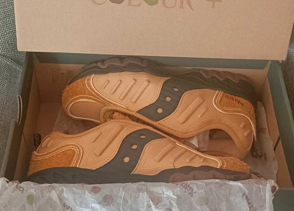Sapatilhas Saucony Colouer Matrix Harvest Wheat novos com etiqueta.