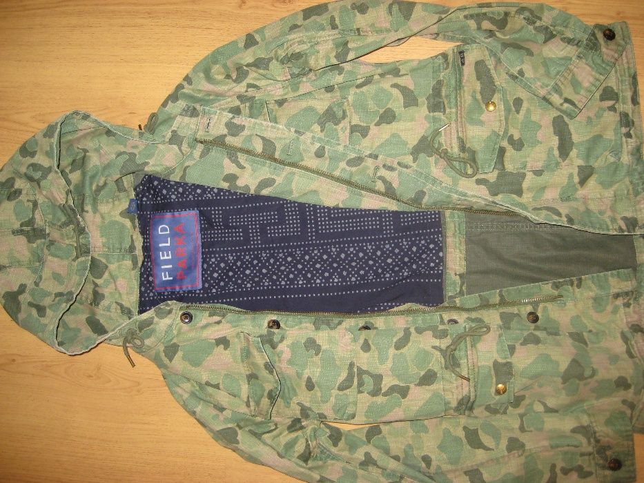 Новая Парка 46-48 "М" Field Parka Куртка капюшон Scotch & Soda хаки
