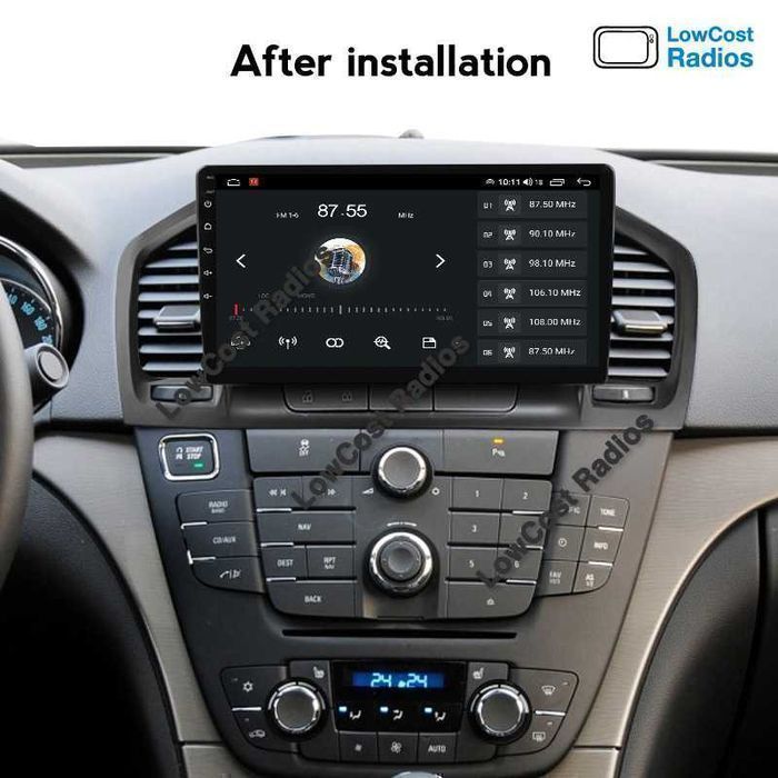 Auto Rádio 9' OPEL INSIGNIA | GPS Android 15 BT USB APPS WIFI | CARPLAY • ANDROID AUTO