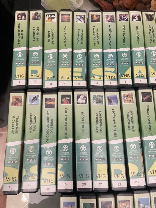 Filmes vhs colecao desafios da vida onplaneta vivo