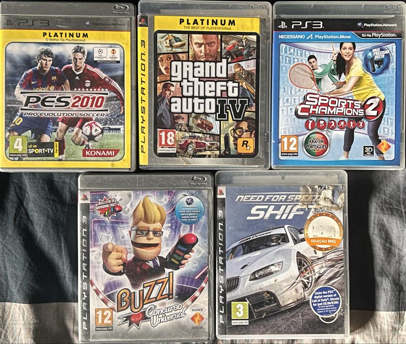 Coleção de Jogos PS3 - Venda Individual ou Conjunto