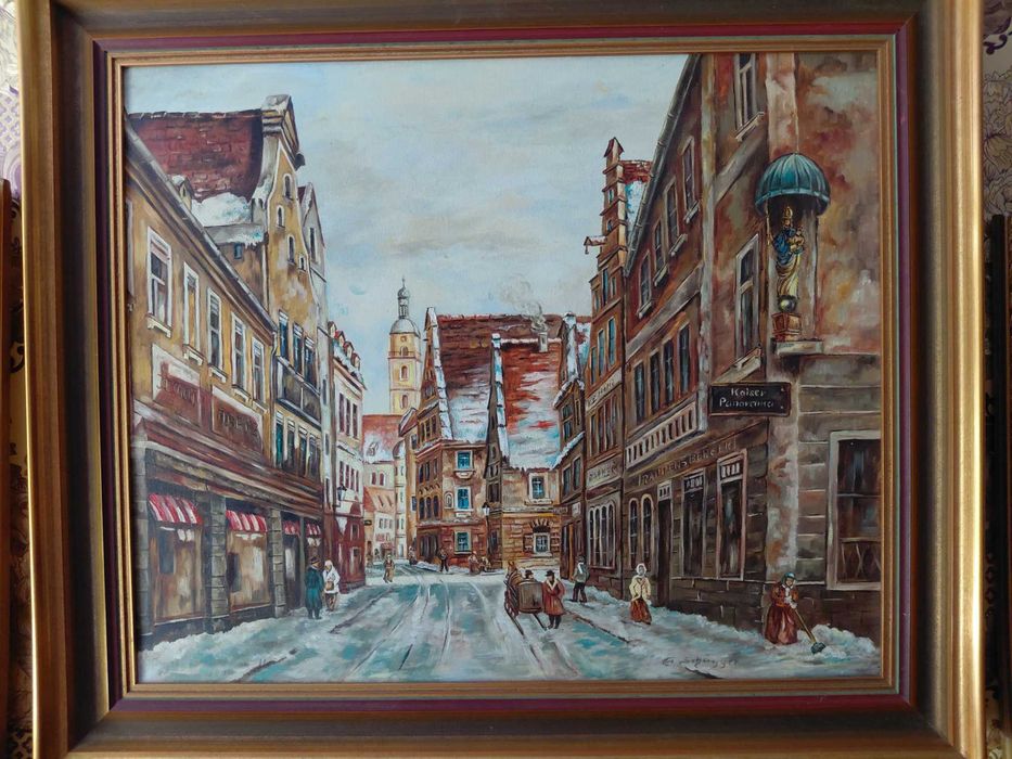 Картины маслом (на холсте, картоне  В.Гайдук, Калиновский и др.)