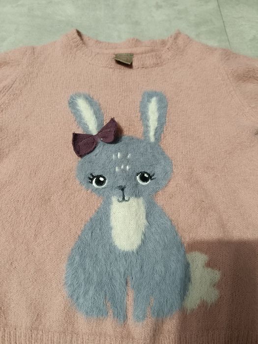 Świąteczne swetry renifer i zając zestaw