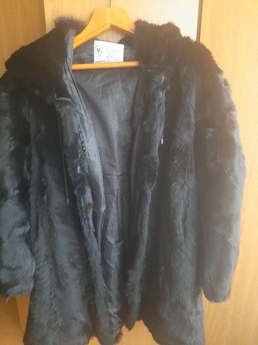 Шуба женская из волка.