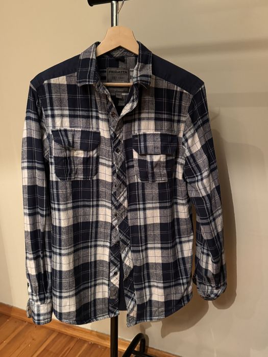 Koszula męska wierzchnia S Regatta w kratę