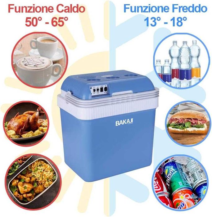 Bakaji  Lodówka turystyczna elektryczna 24 L