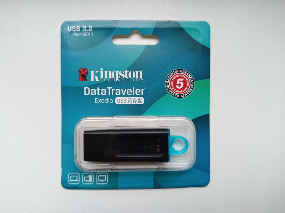 USB флеш накопитель / USB флешка Kingston 64 Гб 3.2
