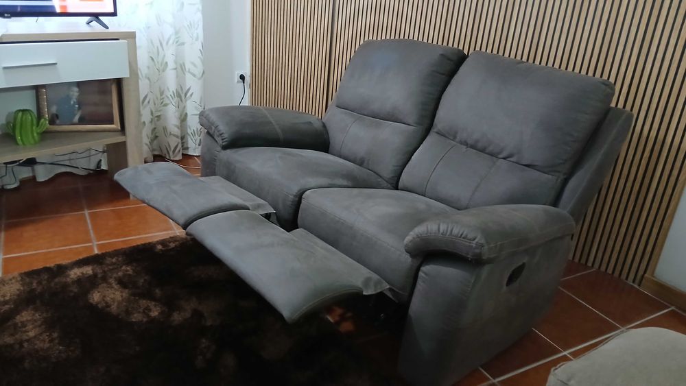 Sofá com 2 relax