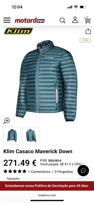 Casaco KLIM Maverick down