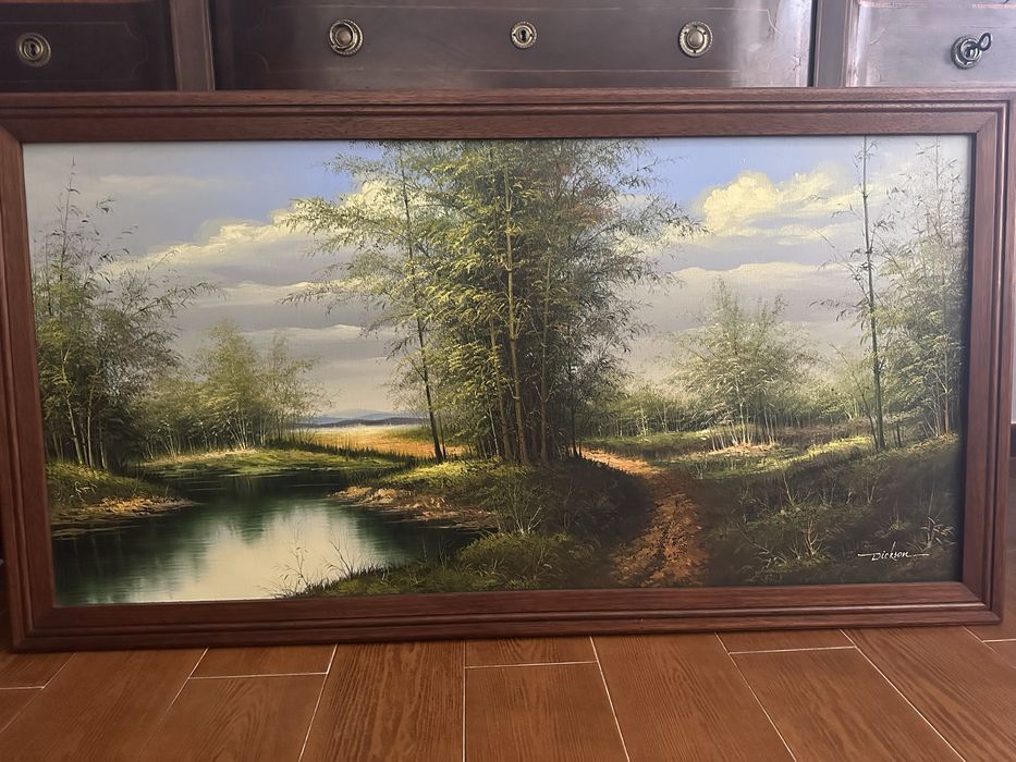 Quadro pintura à mão