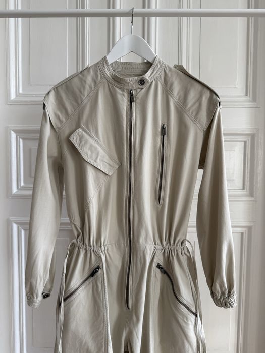Zara SRPLS Cotton/Cupro Jumpsuit - kombinezon