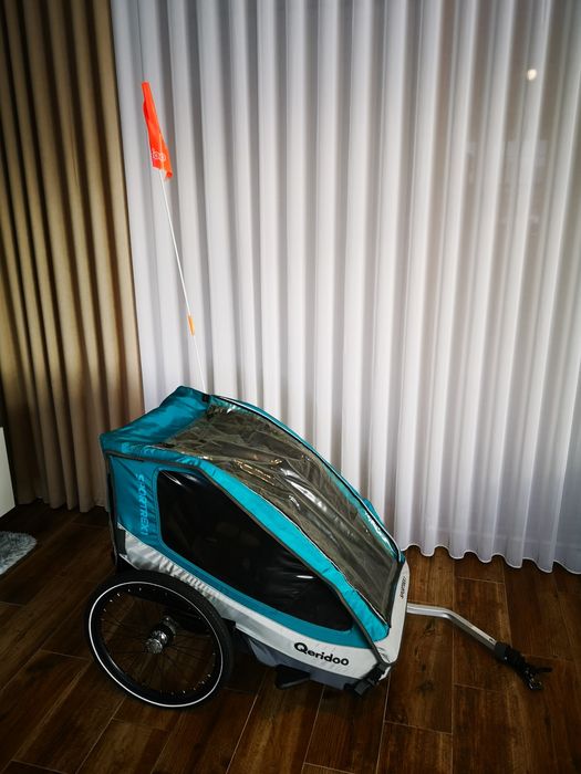 Przyczepka rowerowa Queridoo Sportrex 1  Jak nowa