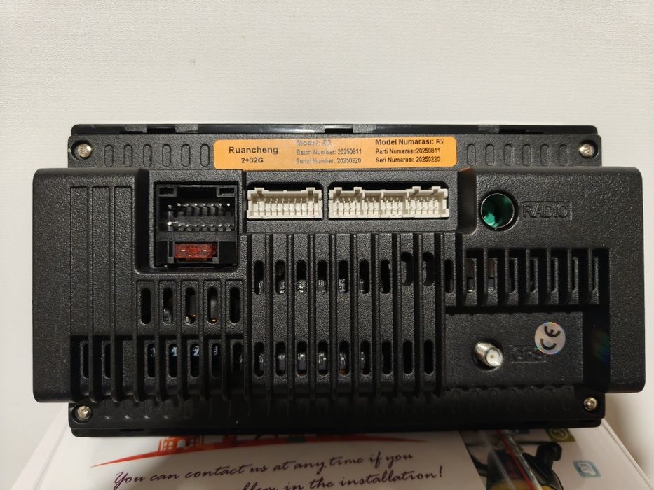 Автомагнитола 2DIN , 7", 2 / 32 гб, Android 15,  магнитола з Carplay