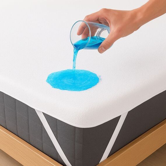 Наматрацник-простирадло АкваСтоп. IDEIA фабрика. З резинками по кутках