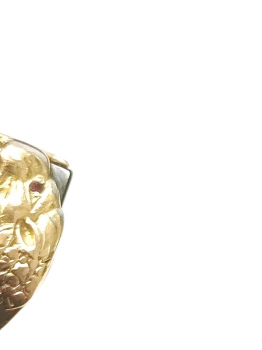 Złoty Sygnet Lew 583 8,91g Onyks i Rubin Radziecki lata 80te rozm. 25