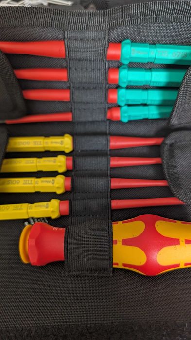 Wera Tools - Kraftform Kompakt VDE 16 Extra Slim - Set de 16 Chaves Isoladas 1000V