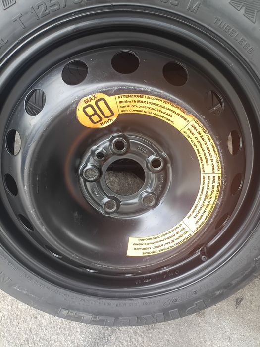 Koło dojazdowe 15 cali VW 5x100