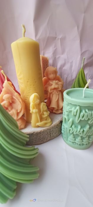 Різдвяні воскові свічки