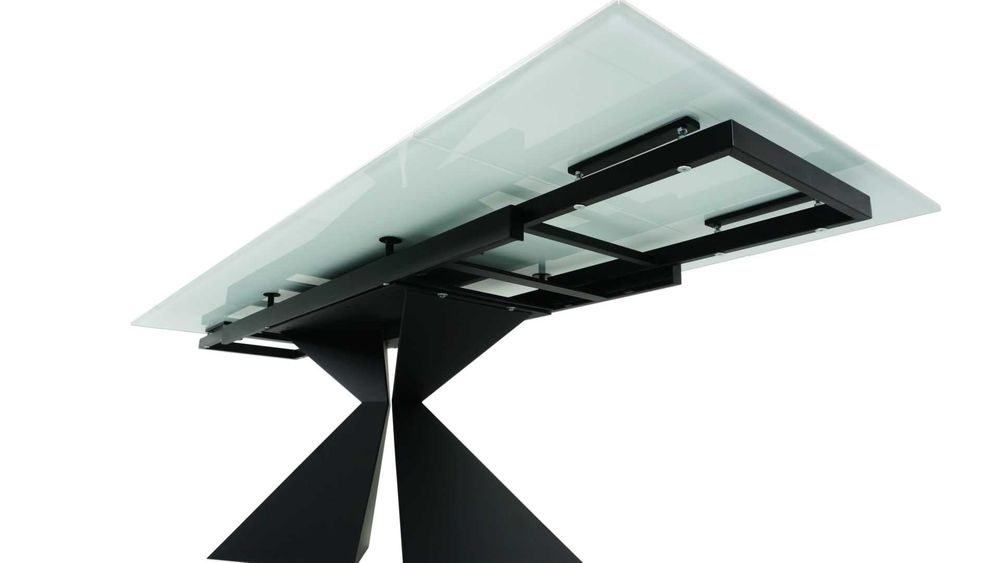 Stół ze spieku kwarcowego rozsuwany 180-260x100cm OSUNA