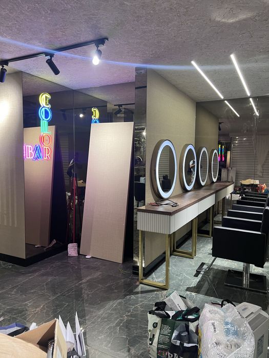 Projeto e producao de mobiliario cabeleireiro estetica