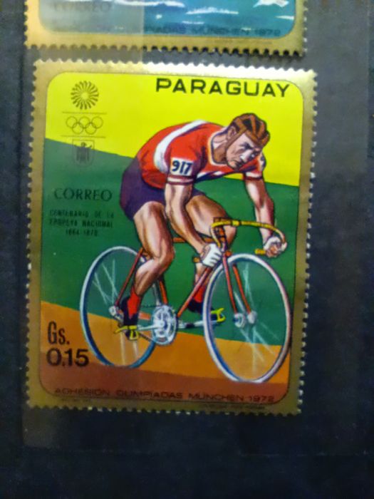 Znaczki znaczek pocztowy PARAGWAJ 1970 Olimpijskie