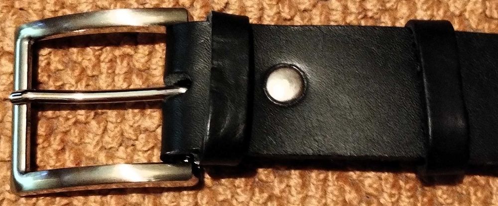 Cinto Pele Preto 1,10mts Unisexo