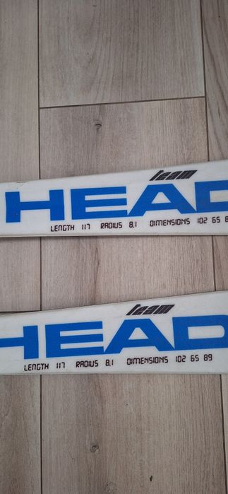 Narty dziecięce Head długość 117 cm