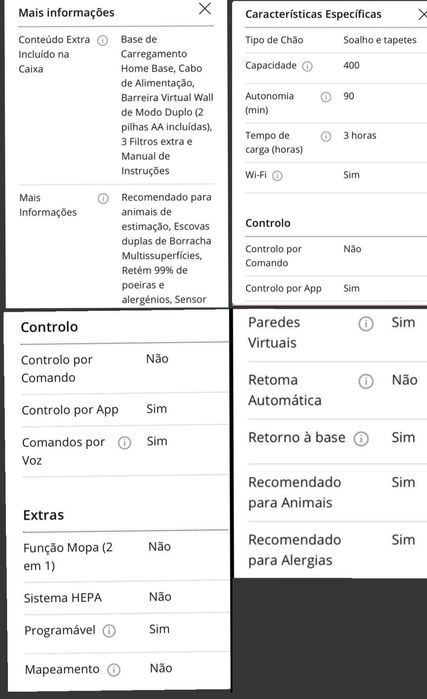 IRobot romba e6, 100% funcional.